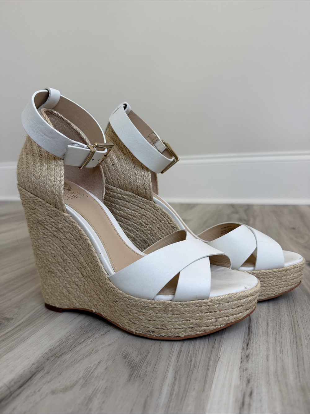 Vincent Camuto espadrille wedge heels size 7 1/2